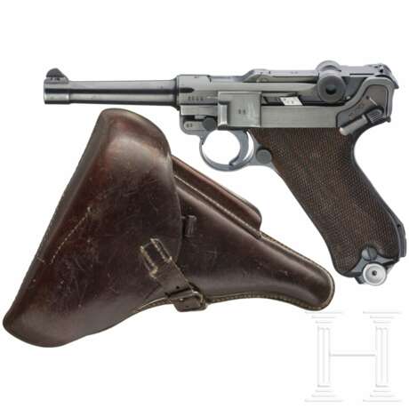 Pistole 08, Mauser, Code "1940 - 42", mit Koffertasche, Kriegsmarine - фото 1