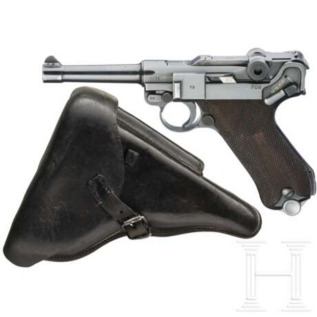 Pistole 08, Mauser, Code "41 - byf", mit Koffertasche - photo 1