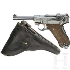 Parabellum Mod. 1906, Mauser, Marine Portugal 1935, mit Tasche