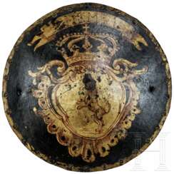Bemalter Rundschild, Böhmen, um 1570