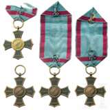 Vier Veteranendenkzeichen für die Feldzüge 1790 - 1812 - Foto 1