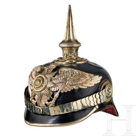 Preußen - Helm für Offiziere des 1. Garde-Regiments zu Fuß mit Besitzermonogramm - Foto 1