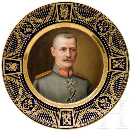 Kronprinz Rupprecht von Bayern - prachtvoller Bildnisteller, datiert 1916 - Foto 1