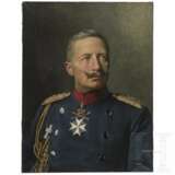Kaiser Wilhelm II. - Portrait von Julius Domschat, datiert 1909 - Foto 1