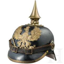Helm für Mannschaften der Linieninfanterie, datiert 1885