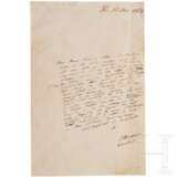 Alexander von Humboldt (1769 - 1859) - eigenhändig verfasster und signierter Brief vom 22.04.1858 - Foto 1