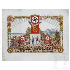 Plakat zum Anschluss Österreichs an das Deutsche Reich, 1938