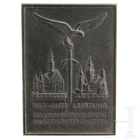 Ehrenplakette des Luftgaukommandos VIII - photo 1