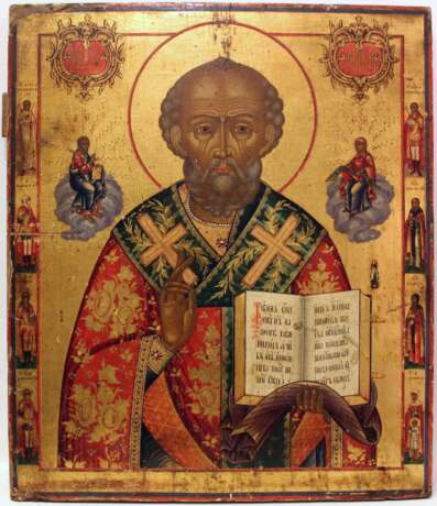 Икона "Святой Николай Чудотворец" - Foto 1