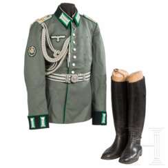 Waffenrock für einen Hauptmann im Gebirgsjäger-Regiment 100