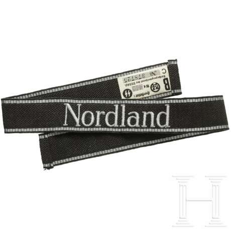 Ärmelband "Nordland" für Angehörige der 11. SS-Freiwilligen-Panzergrenadier-Division - photo 1