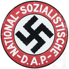 Emailleschild "National Sozialistische DAP"