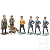 Sieben Elastolin und Lineol Figuren mit DLV, SS, Heer und Ludendorff - фото 1