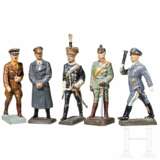 Fünf Lineol Persönlichkeitsfiguren mit Göring, Hitler, Hindenburg und von Mackensen - photo 1