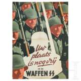 Werbeplakat für niederländische Freiwillige in der SS "Uw plaats is nog vrij in de Waffen SS" - фото 1