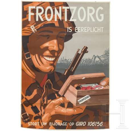 Propagandaplakat "Frontzorg is Eereplicht", Niederlande, 1944 - Foto 1