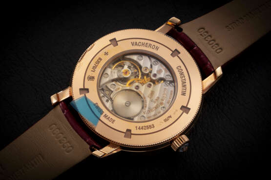 VACHERON CONSTANTIN TRADITIONELLE MOONPHASE, AN ATTRACTIVE GOLD AND DIAMOND-SET WRISTWATCH WITH MOTHER-OF-PEARL DIAL - фото 2