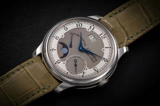 F.P. JOURNE, OCTA DIVINE, A FINE PLATINUM AUTOMATIC WRISTWATCH WITH MOON-PHASE - фото 1