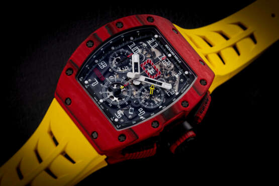 RICHARD MILLE, RM-011 RED TPT QUARTZ , A LIMITED EDITION AUTOMATIC FLYBACK CHRONOGRAPH ‘FELIPE MASSA’ - фото 1