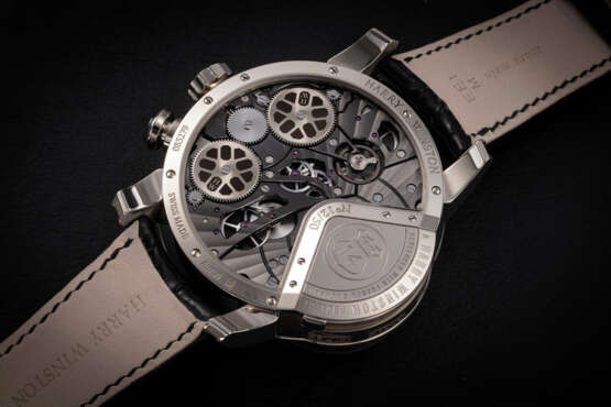 HARRY WINSTON, OPUS 14, A SPECTACULAR GOLD LIMITED EDITION WRISTWATCH WITH A JUKEBOX AUTOMATON - Foto 2