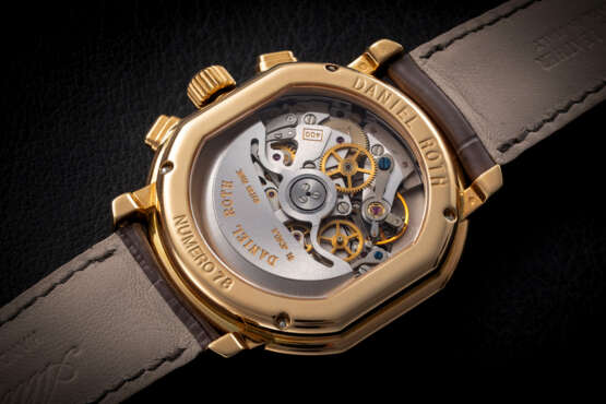 DANIEL ROTH, MASTERS CHRONOGRAPH REF. 247.X.40, AN ATTRACTIVE GOLD CHRONOGRAPH WRISTWATCH - Foto 2