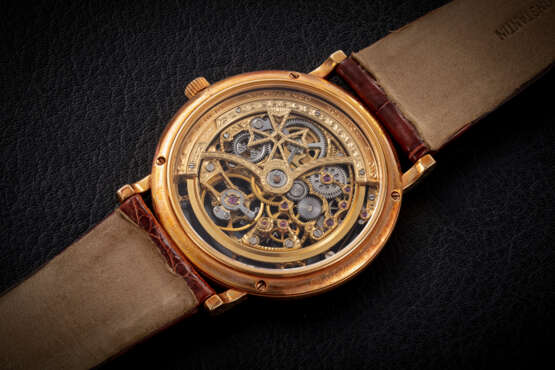 VACHERON CONSTANTIN, PATRIMONY SQUELETTE REF. 43038/00J-000, A RARE GOLD SKELETONISED AUTOMATIC WRISTWATCH - Foto 2