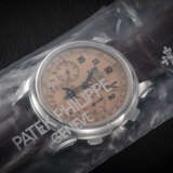 PATEK PHILIPPE, REF. 5270P, A SEALED PLATINUM PERPETUAL CALENDAR CHRONOGRAPH WITH SALMON DIAL - фото 1