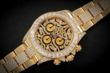 ROLEX, DAYTONA REF. 116598TBR ‘EYE OF THE TIGER’, A FLAMBOYANT GOLD AND DIAMOND-SET CHRONOGRAPH WRISTWATCH