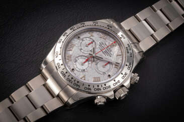 ROLEX, DAYTONA REF. 116509, A GOLD AUTOMATIC CHRONOGRAPH WITH METEORITE DIAL