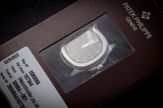 PATEK PHILIPPE, REF. 5066A-001, A SERVICE SEALED STEEL AUTOMATIC WRISTWATCH - фото 1