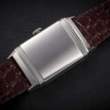 JAEGER-LECOULTRE, REVERSO, A RARE STEEL MANUAL-WINDING WRISTWATCH WITH REVERSIBLE CASE - photo 3