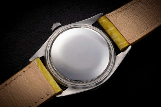 ROLEX, OYSTER PERPETUAL REF. 1018, A STEEL MANUAL-WINDING WRISTWATCH SIGNED BY ‘SERPICO Y LAINO’ - Foto 2
