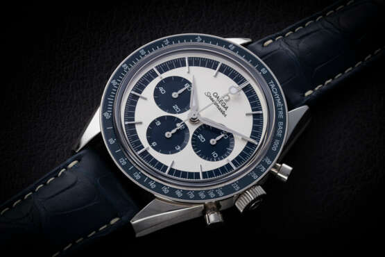 OMEGA, SPEEDMASTER CK2998, A LIMITED EDITION STEEL AUTOMATIC WRISTWATCH - photo 1