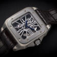 CARTIER SANTOS 100 REF. W2020018, A RARE SKELETONISED PALLADIUM WRISTWATCH - Auktionspreise