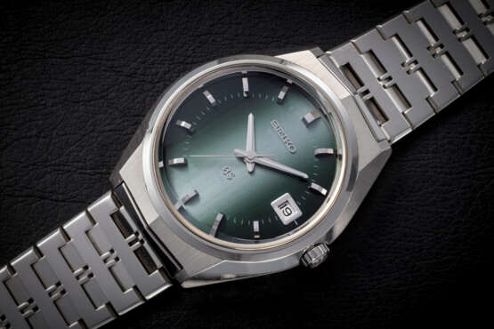 GRAND SEIKO REF. 6145-8050, AN ATTRACTIVE STEEL AUTOMATIC WRISTWATCH - фото 1