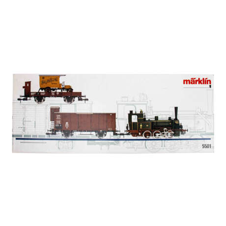 MÄRKLIN Güterzug-Set '5501' und POLA Gebäude, Spur 1, - Foto 3