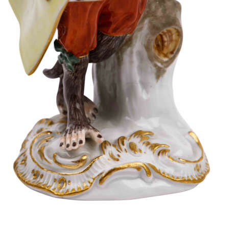 MEISSEN zwei Figuren aus der Affenkappelle, 20. Jh., - Foto 8