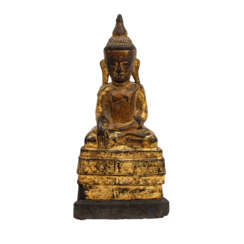Buddha aus Holz. BAGAN/BURMA, um 1900,