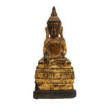 Buddha aus Holz. BAGAN/BURMA, um 1900, - Foto 1