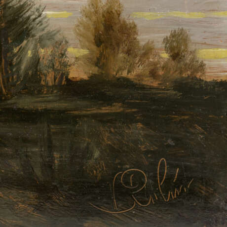 ROLIN, VIKTOR (1887-1942), "Weite Landschaft mit Wacholderheide in Gewitterstimmung", - Foto 3