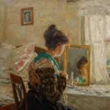 PIEPHO, CARL (1869-1920), "Junge Frau in Interieur", - Foto 3