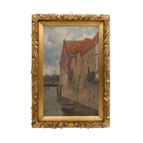 PIEPHO, wohl CARL (1869-1920), "Häuser am Kanal", - фото 2