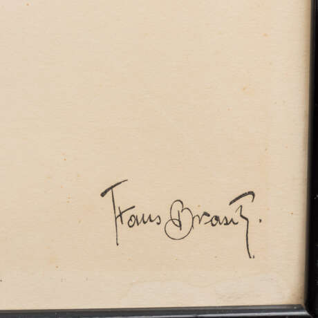 BRASCH, HANS (1882-1973), 2 Portraits "Ludwig van Beethoven" & "Franz Schubert", - фото 4