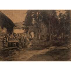 PIEPHO, CARL (1869-1920), "Mühle am Waldrand",