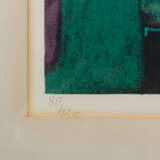 ACKERMANN, MAX (1887-1973), "Abstrakte Komposition in Grün- und Violetttönen", - photo 3