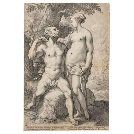 GOLTZIUS, HENDRICK (1558-1617), "Persephone vmbrarum Domino ... et AEacus vrna", - photo 2