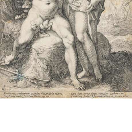 GOLTZIUS, HENDRICK (1558-1617), "Persephone vmbrarum Domino ... et AEacus vrna", - Foto 3