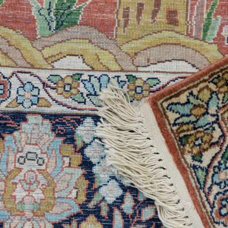Orientteppich aus Kashmirseide. 234x153 cm. - фото 3