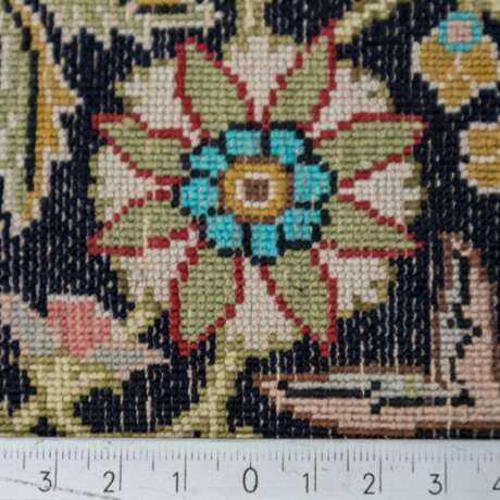 Orientteppich aus Seide. GHOM/PERSIEN, 153x105 cm - photo 4