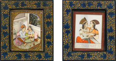 Zwei indische Miniaturen